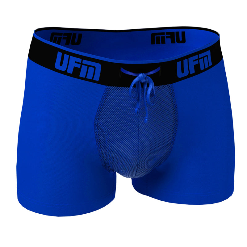 Parent UFM Underwear for Men Everyday Bamboo 3 inch Trunk Blue 800