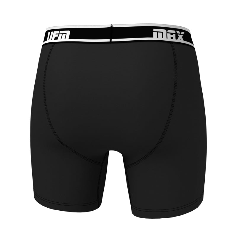 6 inch Polyester-Spandex Big and Tall Boxer Briefs MAX Support Underwear  for Men