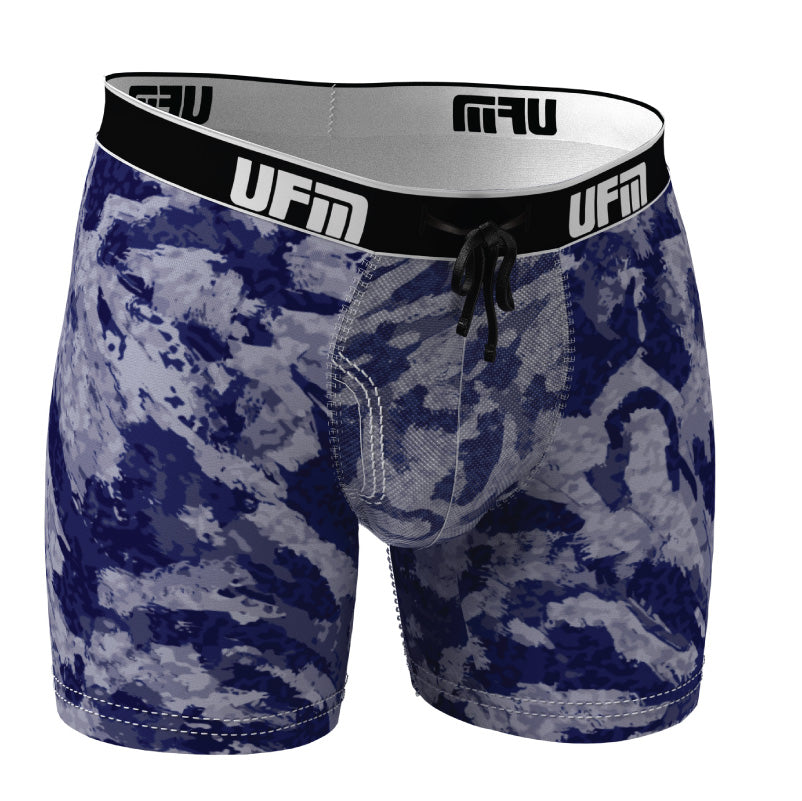 UFM Mens Underwear, Polyester-Spandex Mens Briefs, Regular and Adjustable  Support Pouch Men Underwear, 44-46 waist, Gray 