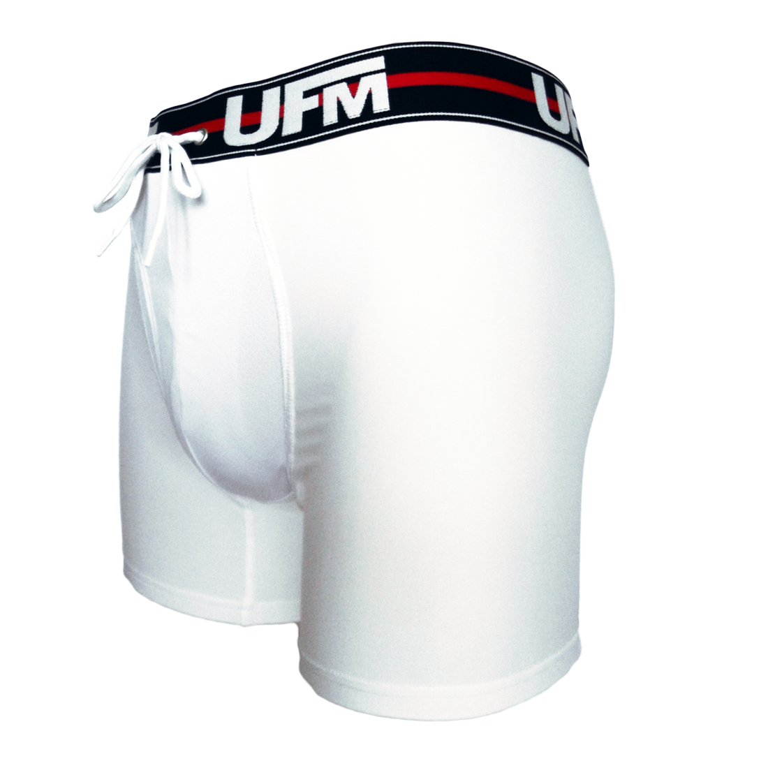 Parent UFM Underwear for Men Everyday Polyester 6 inch Original Max Boxer Brief White 800